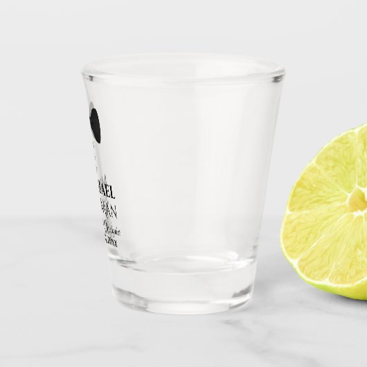 Fun Black Krawatte Tuxedo Trauzeuge Gastgeschenk H Schnapsglas (Rechts)