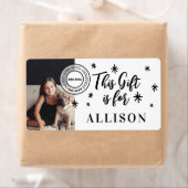 Fun Black Script Personalisiert Foto Name Geschenk (Insitu)