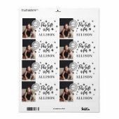 Fun Black Script Personalisiert Foto Name Geschenk (Vorne)