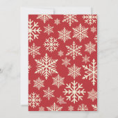 Fun Black Script Santa Reindeer Name Weihnachten (Rückseite)