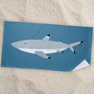 Fun Black Tipped Reef Shark Strandtuch