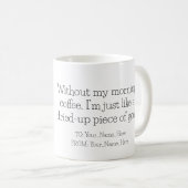 FUN BLACK & WHITE freehand drawing original Kaffeetasse (VorderseiteRechts)