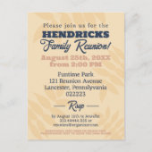 Fun, blau und pastellfarben Wiedersehen Save the D Postkarte (Vorderseite)