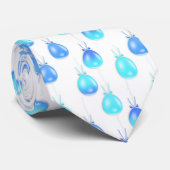FUN BLAUE BALLOON KRAWATTE (Gerollt)
