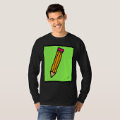 Fun Bleistift T-Shirt (Vorne ganz)