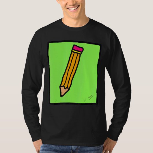 Fun Bleistift T-Shirt (Vorderseite)