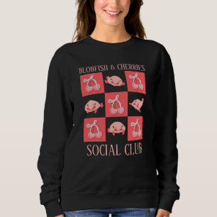 Fun BLOBFISH ERRIERT SOZIALEN CLUB-benutzerdefinie Sweatshirt