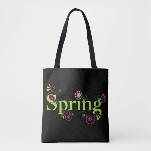Fun Bloral Spring farbenfroh Tasche (Vorderseite)