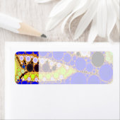 Fun Blue Alligator Krokodile Retro Circles Mosaik (Insitu)