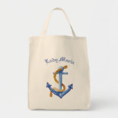 Fun Blue Anchor Tragetasche (Vorne)