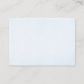 Fun Blue Candy Guessing Baby Showstar Begleitkarte (Rückseite)