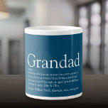 Fun Blue Cool World's Best Brother Definition Jumbo-Tasse<br><div class="desc">Personalise for your special brother (big or small) to create a unique gift. A perfect way to show him how amazing he is every day. You can even customise the background to their favourite color. Designed by Thisisnotme©</div>