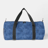 Fun Blue Denim Muster Duffle Bag (Rückseite)