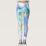 Fun Blue Green Lila & Pink Paint Spritzer Leggings<br><div class="desc">Diese Leggings sind mit einem lustigen Design von Aquarellfarben Spritzer in den Farbtönen Blau,  Grün,  lila und Rosa. Künstlerisch,  einzigartig und trendig,  diese Leggings sind sicher,  überall dort,  wo Sie sie tragen,  einen Glanz zu machen!</div>