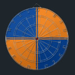 Fun Blue & Orange Dartboard Dartscheibe<br><div class="desc">ein lustiges Dartboard!</div>