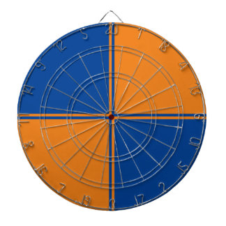 Fun Blue & Orange Dartboard Dartscheibe
