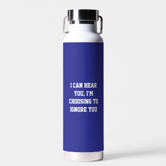 Fun Blue sarcastic Quote Teachers Trinkflasche