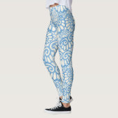 Fun Blue Seashell Leggings (Links)