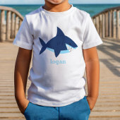 Fun Blue Shark Kleinkind T-shirt