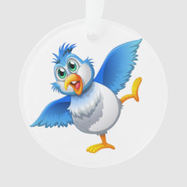 Fun Bluebird vom Glück 3 Ornament