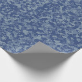 Fun Blues mit Gray Shadows Camouflage Geschenkpapier (Ecke)