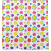 Fun Blume Der farbenfrohe Garten Fiesta Duschvorhang (Vorderseite)