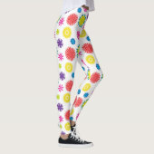 Fun Blume Der farbenfrohe Garten Fiesta Leggings (Rechts)
