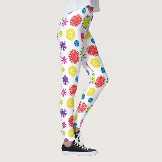 Fun Blume Der farbenfrohe Garten Fiesta Leggings (Rechts)