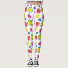 Fun Blume Der farbenfrohe Garten Fiesta Leggings
