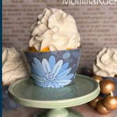 Fun Blume Kuchenwickler, Blaue Kuchenwrappern