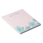 Fun Blume Personalisiert Memo Notepad Notizblock (angewinkelt)