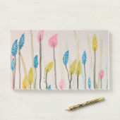 Fun Blume Post-it Klebezettel (Auf Schreibtisch)