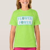 Fun Blume Power Girls' T - Shirt (Vorderseite)