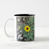 Fun-Blume-Tasse Zweifarbige Tasse (Links)