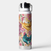 Fun Blumenschlupf nicht heute Hühnchen Trinkflasche (Hinten)