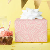 Fun Blush Pink Tiger Streifen Muster