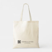 Fun Boarder Collie Cartoon  Tragetasche (Rückseite)