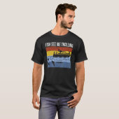 Fun boat fishing trolling fish see me trolling spi T-Shirt (Vorne ganz)