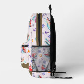 Fun Boat White Bedruckter Rucksack (Rechts)
