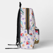 Fun Boat White Bedruckter Rucksack (Links)