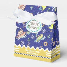 Fun Boats Blue Gevor Box Geschenkschachtel