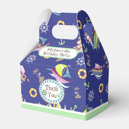 Fun Boats Deep Blue Gevor Box Geschenkschachtel (Vorderseite)