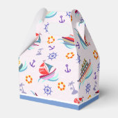 Fun Boats White Gevor Box Geschenkschachtel (Rückseite)