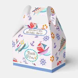 Fun Boats White Gevor Box Geschenkschachtel