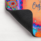 Fun Boho Bloral individuell anpassbare Telefoninsp Mousepad (Ecke)