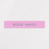 Fun Boho Colors Name Etiketten (Design 2)