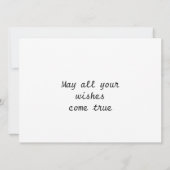 Fun Boho Dino Birthday Karte (Rückseite)