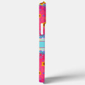 Fun Boho Pink Personalisierte Inspirivity Case-Mate iPhone Hülle (Rückseite / Rechts)