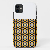 Fun Bold Black Yellow Tiled Geometric Art Pattern Case-Mate iPhone Hülle (Rückseite)