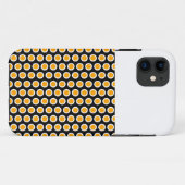 Fun Bold Black Yellow Tiled Geometric Art Pattern Case-Mate iPhone Hülle (Rückseite (Horizontal))